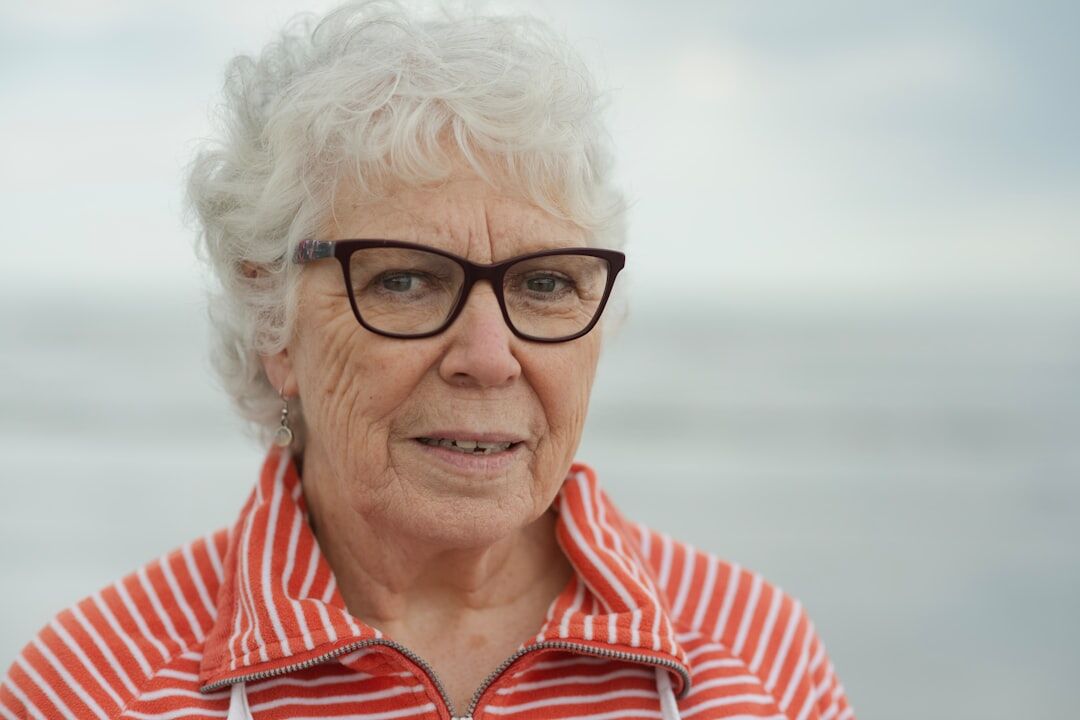 elderly woman portrait